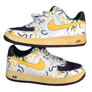 Vintage 2004 Nike Air Force 1 Low Mardi Gras Size 8.5
